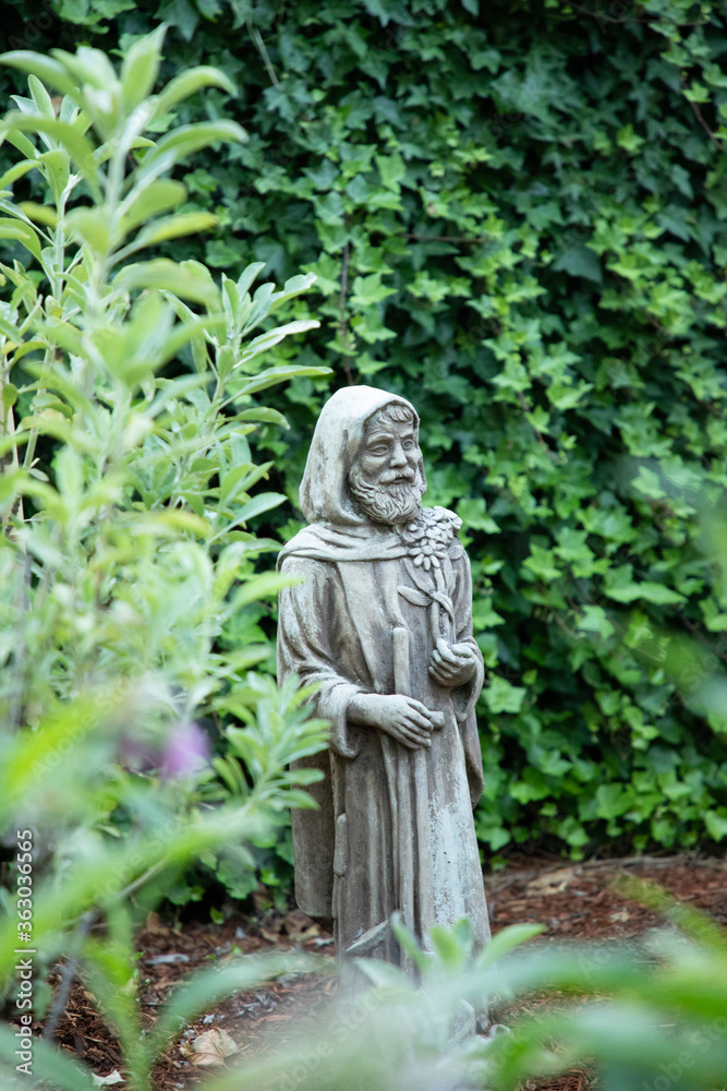 St. Francis of Assisi in the White Sage Garden