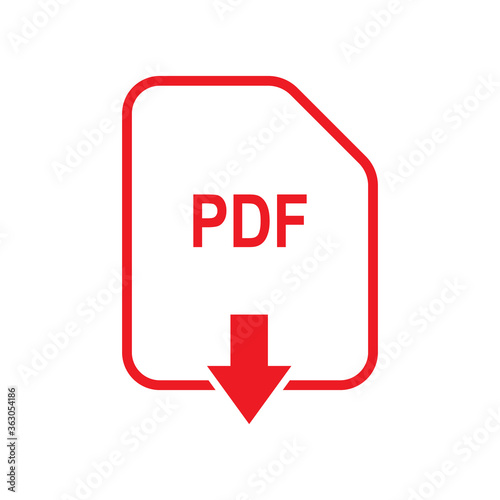 File PDF icon design isolated on white background