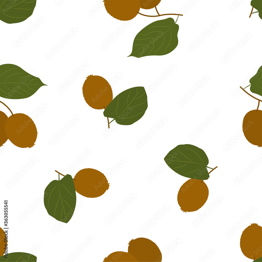Kiwi. Seamless Vector Patterns Kiwi. Seamless Vector Patterns