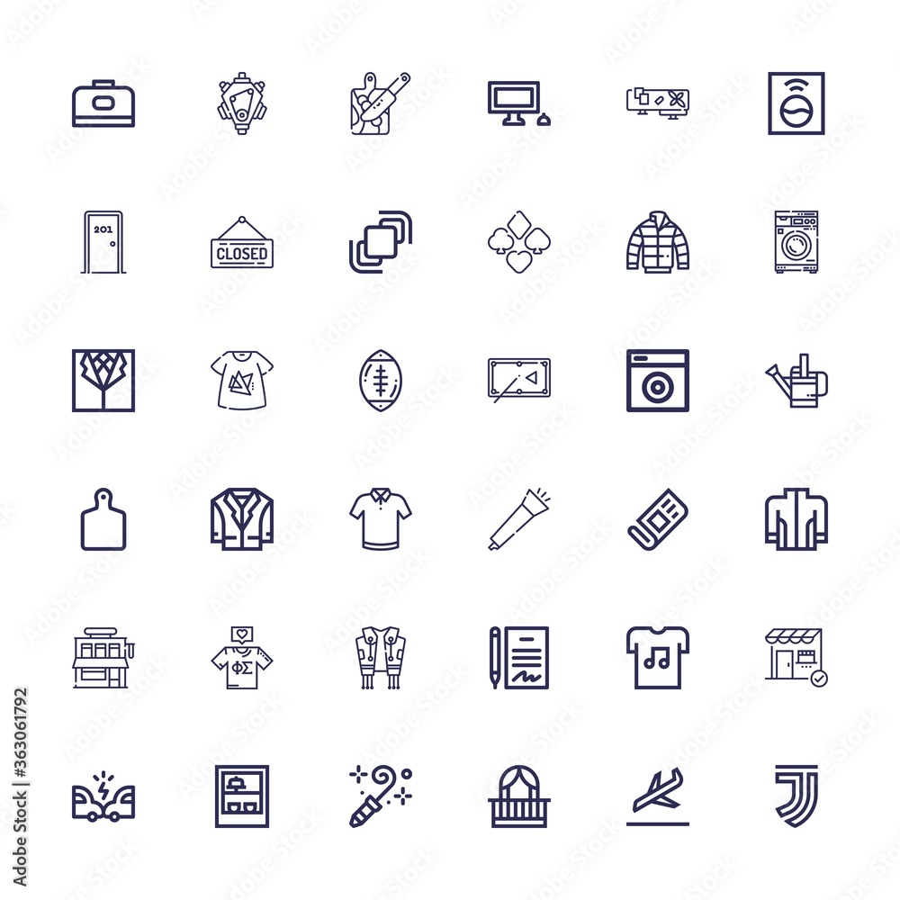 Editable 36 front icons for web and mobile Editable 36 front icons for web and mobile