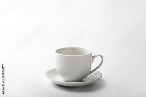 .Coffee cup on white background
