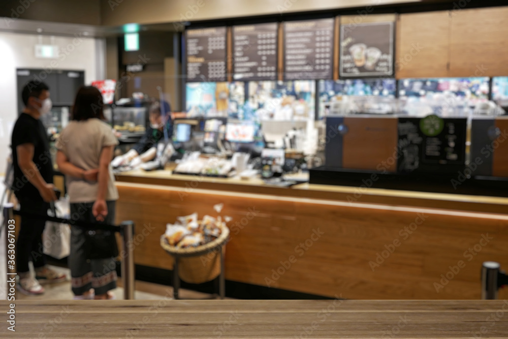 カフェのレジの風景 Stock 写真 Adobe Stock