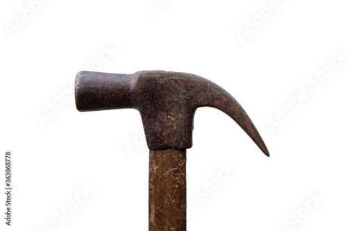 The nail hammer is an important tool for carpenters.