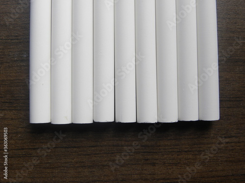 White color chalk sticks