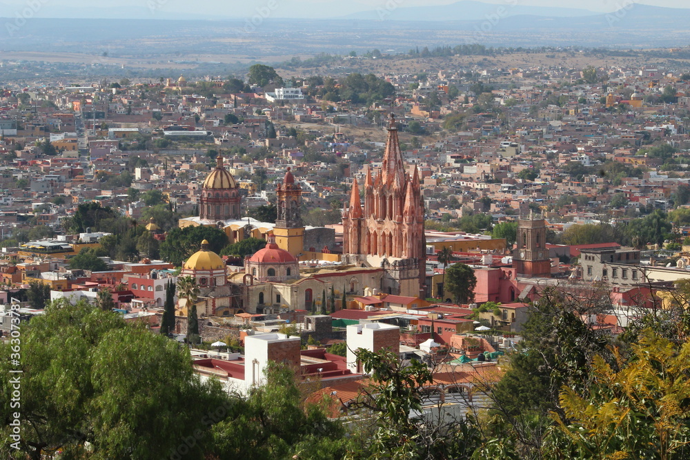 panorama of San Miguel Allende