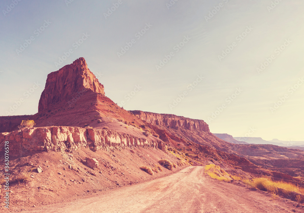 Road in prairie