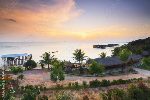  Enjoy the sunset with a tent at SBS Barelang Batam resort