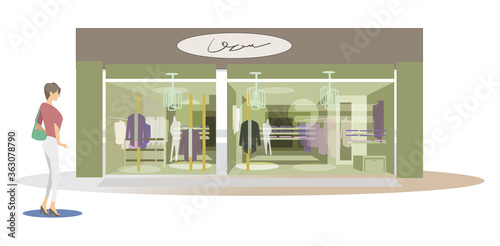 ファッションブティック-洋服店