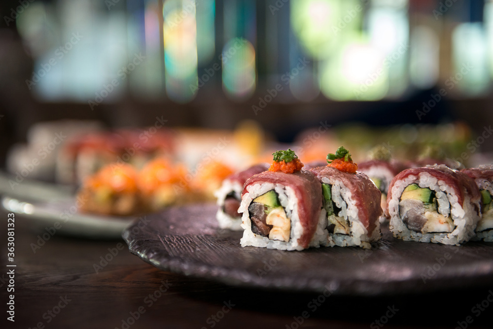 Japanese beef roll maki Japanese beef roll maki