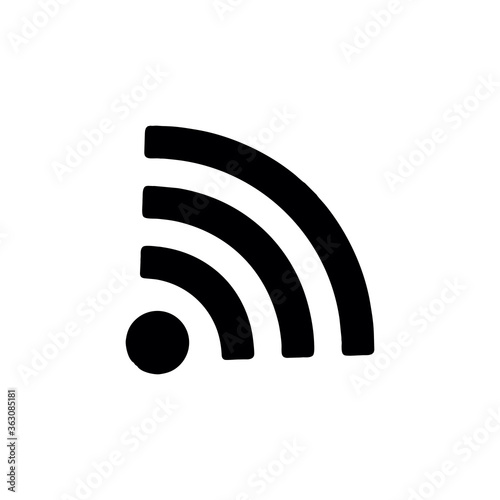 wifi icon , digital icon vector