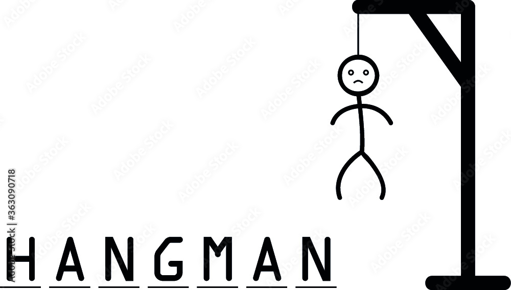 hangman game idea concept Stock Vector Adobe Stock