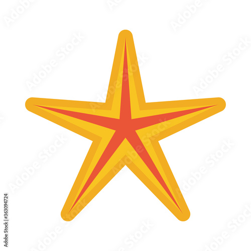 starfish sea animal summer icon