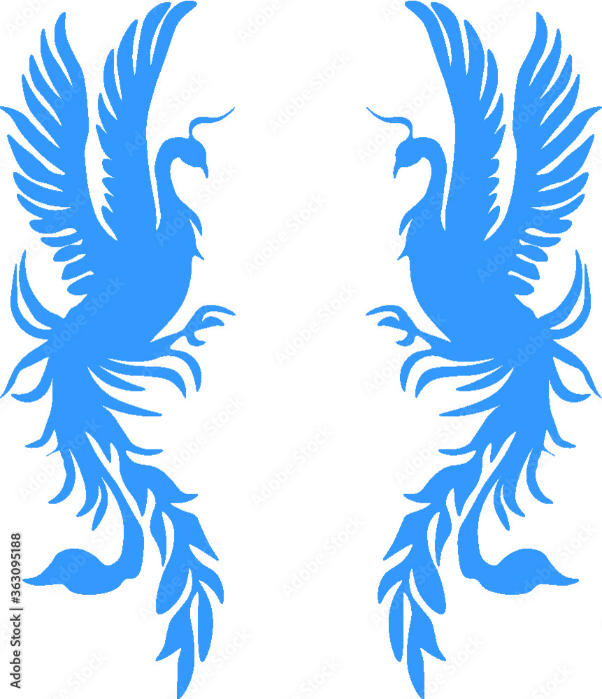 Fototapeta premium swan logo background