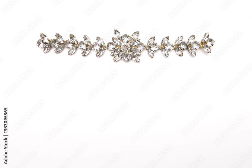necklace female on white background necklace female on white background