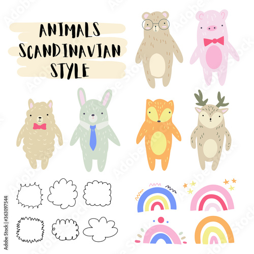 Scandinavian animals set
