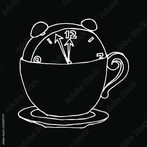 Coffee Time icon design. Creative simple coffee time icon.