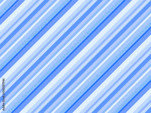 ランダム斜めボーダー 青