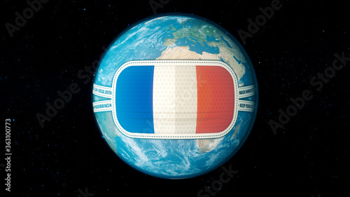 France put mask to fight to fight against coronavirus