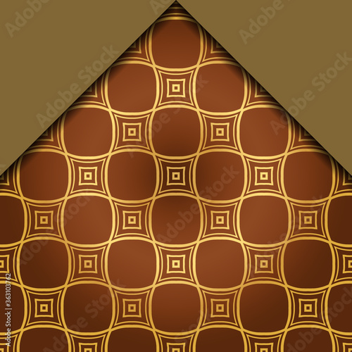 Abstract Vector Pattern With Abstract Geometric retro Style. Repeating Sample Figure And Line. For Modern Interiors Design, Wallpaper, Textile Industry.