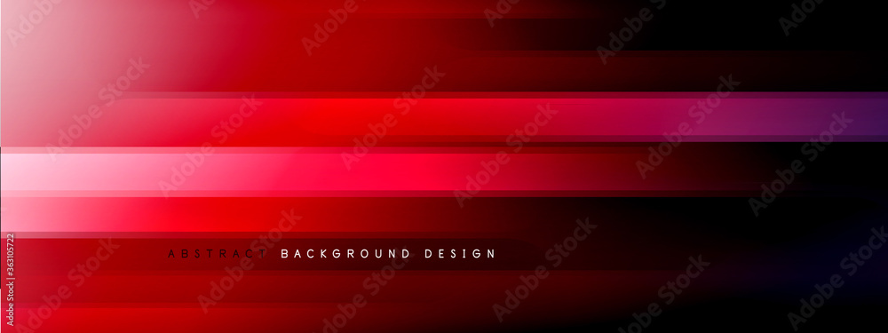 Motion concept neon shiny lines on liquid color gradients abstract backgrounds. Dynamic shadows and lights templates for text