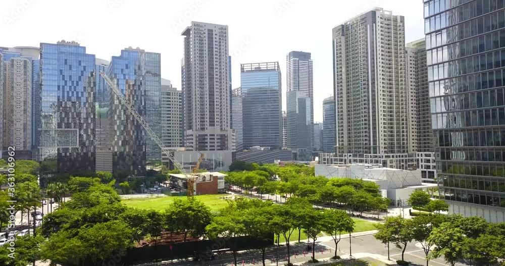 Green Park in BGC Philippines 4k