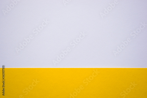 White and yellow abstract divided background