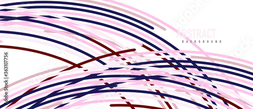 Аbstract moving colorful lines vector backgrounds for cover, placard, poster, banner or flyer