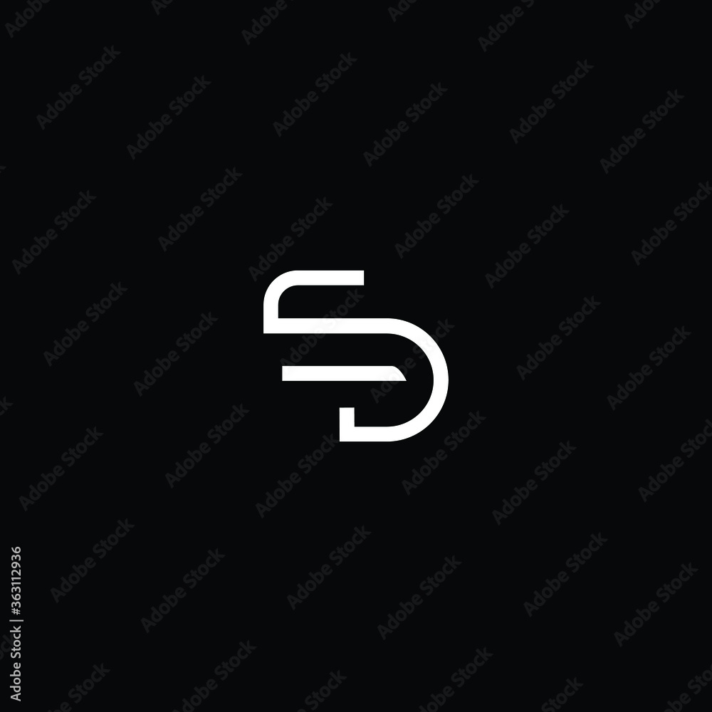 Minimal elegant monogram art logo. Outstanding professional trendy awesome artistic ST TS initial based Alphabet icon logo. Premium Business logo white color on black background Minimal elegant monogram art logo. Outstanding professional trendy awesome artistic ST TS initial based Alphabet icon logo. Premium Business logo white color on black background
