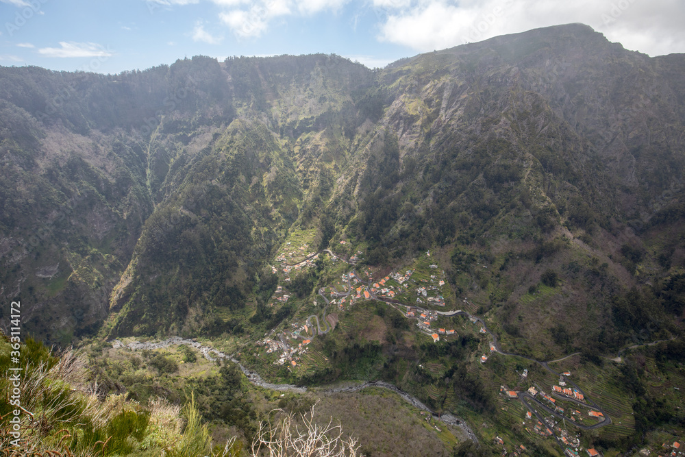 Valley of the Nuns, Curral das Freiras on Madeira Island, Portugal