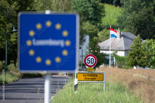 Schengen Luxembourg France Allemagne photo
