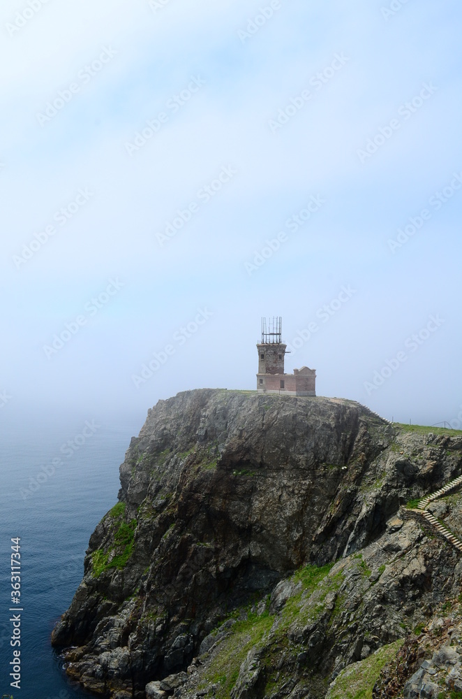 lighthouse on the cliff