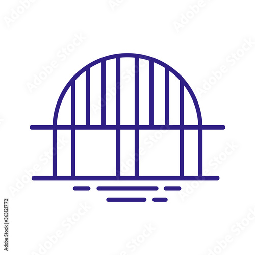 bridge city line style icon