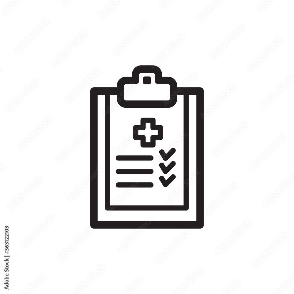 medical report icon vector symbol template medical report icon vector symbol template