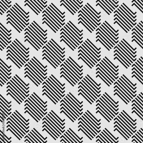 Wallpaper Mural Seamless abstract geometric patterns with elements of stripes Torontodigital.ca