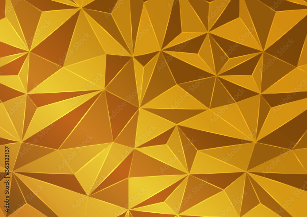 abstract golden gradient low poly background abstract golden gradient low poly background