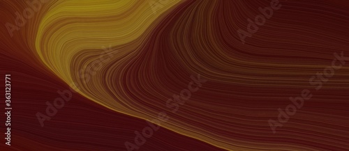 background graphic element with contemporary waves design with very dark pink, brown and chocolate color