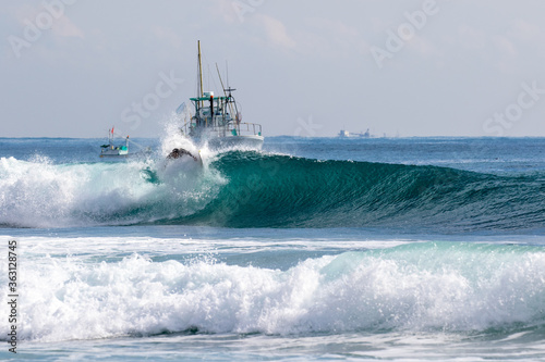 Japan Waves, the ocean in Japan is very beautiful, especially near Tokyo. There are many famous coastal areas. Chiba is the most popular for surfing you can learn to surf at these locations as well.