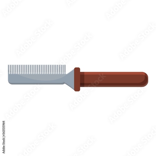 Groomer tool icon. Cartoon of groomer tool vector icon for web design isolated on white background