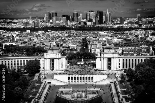 Paris in black and white