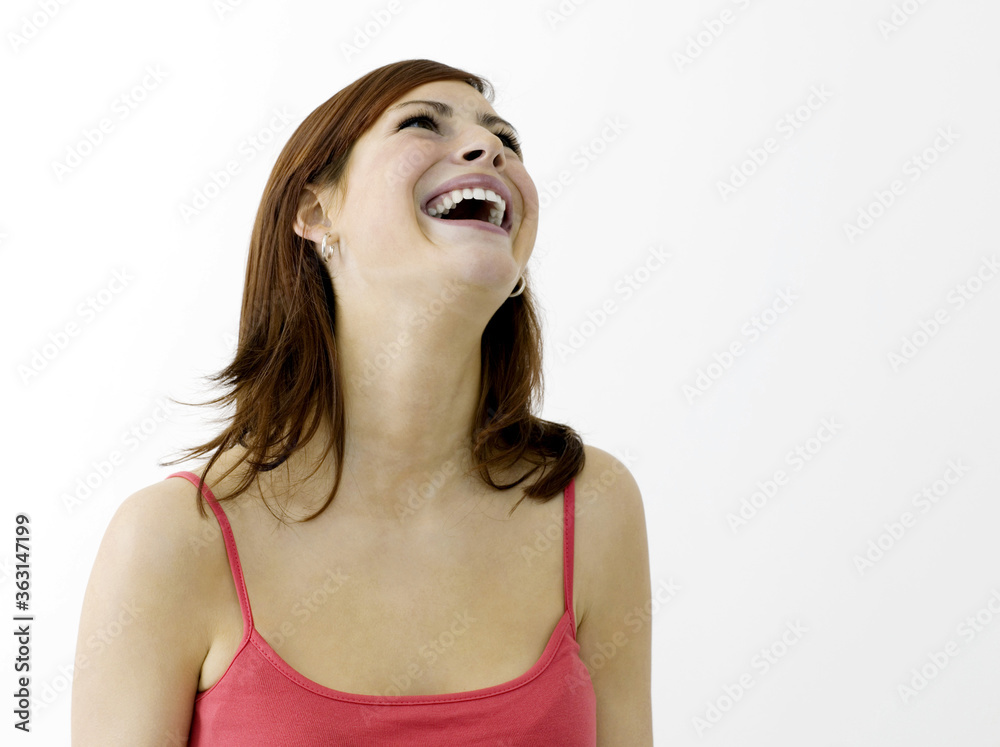 Woman laughing