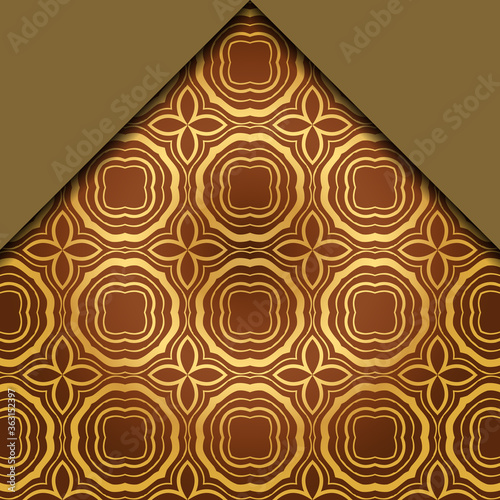 Abstract Vector Pattern With Abstract Geometric retro Style. Repeating Sample Figure And Line. For Modern Interiors Design, Wallpaper, Textile Industry.