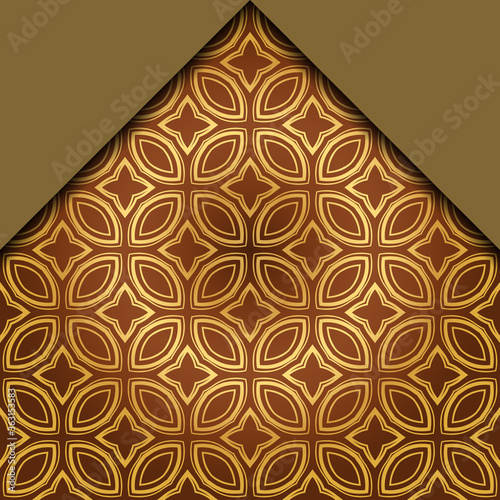 Abstract Vector Pattern With Abstract Geometric retro Style. Repeating Sample Figure And Line. For Modern Interiors Design, Wallpaper, Textile Industry.