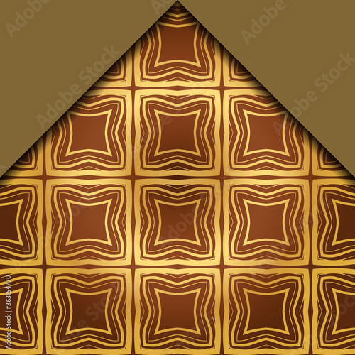 Abstract Vector Pattern With Abstract Geometric retro Style. Repeating Sample Figure And Line. For Modern Interiors Design, Wallpaper, Textile Industry.
