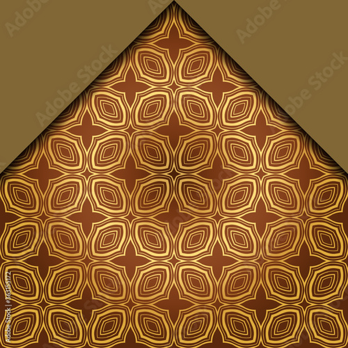 Abstract Vector Pattern With Abstract Geometric retro Style. Repeating Sample Figure And Line. For Modern Interiors Design, Wallpaper, Textile Industry.