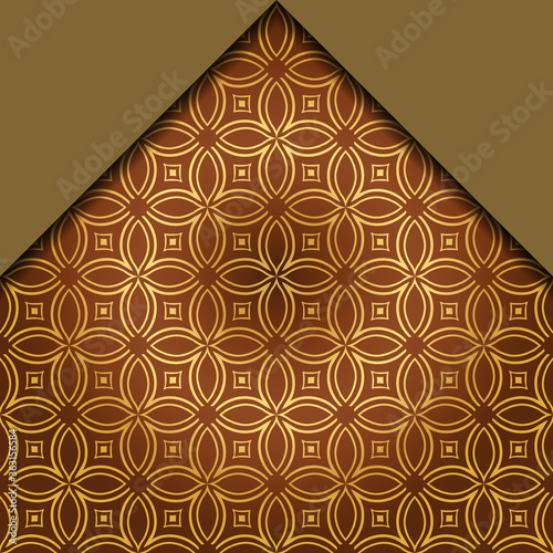 Abstract Vector Pattern With Abstract Geometric retro Style. Repeating Sample Figure And Line. For Modern Interiors Design, Wallpaper, Textile Industry.