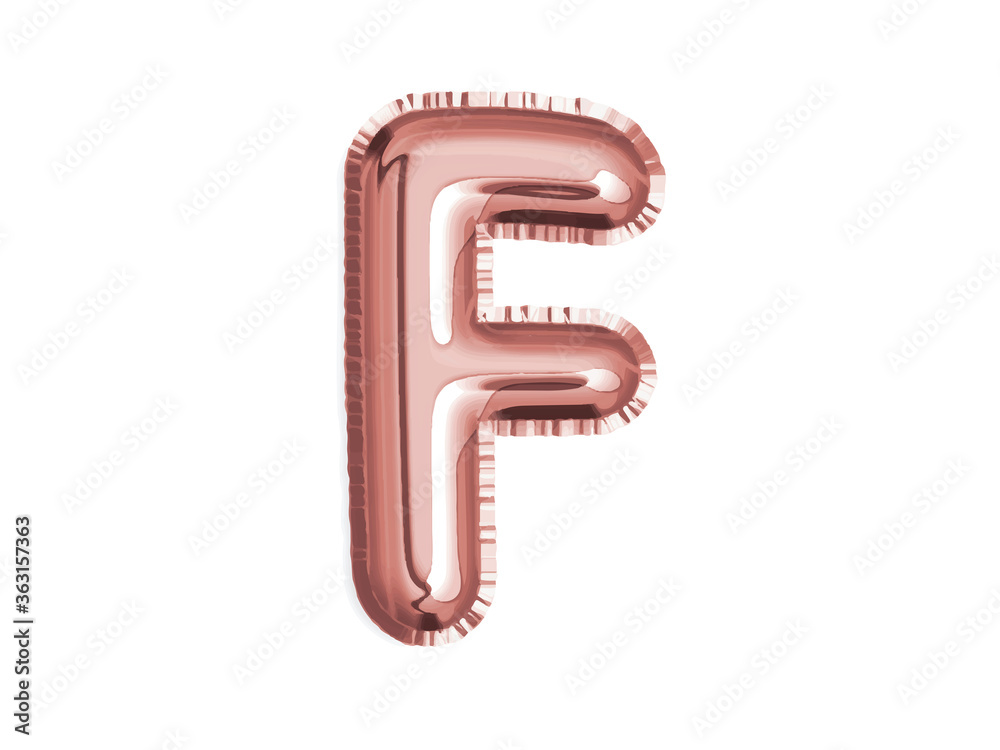 Rose gold pink alphabet F air balloon decoration for baby shower birthday party Rose gold pink alphabet F air balloon decoration for baby shower birthday party