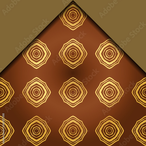 Abstract Vector Pattern With Abstract Geometric retro Style. Repeating Sample Figure And Line. For Modern Interiors Design, Wallpaper, Textile Industry.