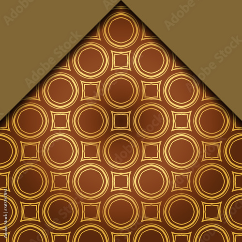 Abstract Vector Pattern With Abstract Geometric retro Style. Repeating Sample Figure And Line. For Modern Interiors Design, Wallpaper, Textile Industry.