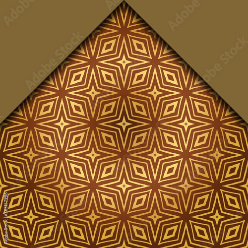 Abstract Vector Pattern With Abstract Geometric retro Style. Repeating Sample Figure And Line. For Modern Interiors Design, Wallpaper, Textile Industry.