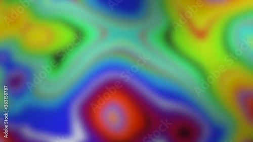 Multi-colored blinking fractal plasma animation,defocus